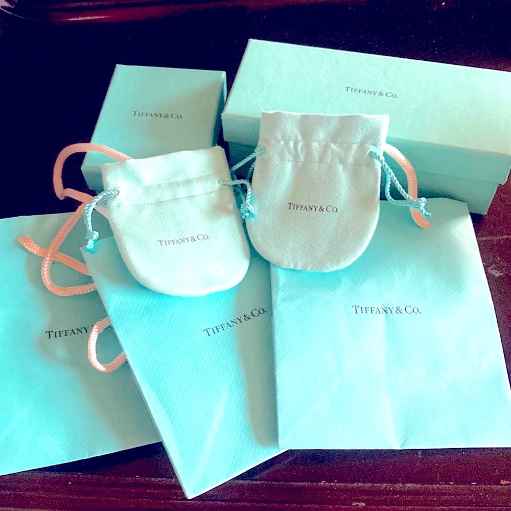Tiffany boxes and pouches